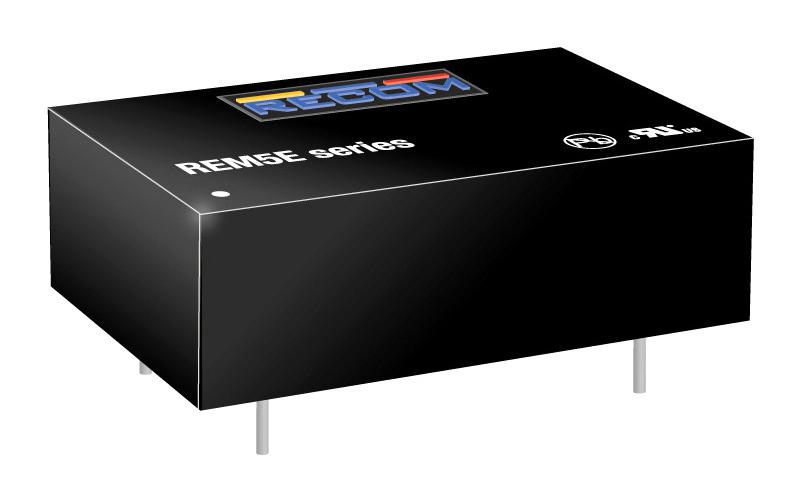 REM5E-1205S/R8/A DC-DC CONVERTER, 5V, 1A RECOM POWER