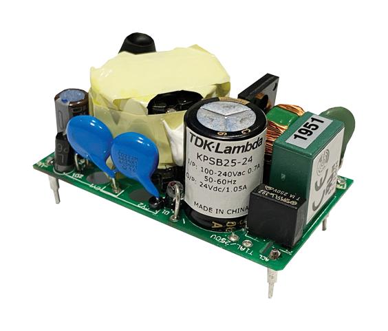 KPSB25-24 POWER SUPPLY, AC-DC, 24V, 1.05A TDK-LAMBDA