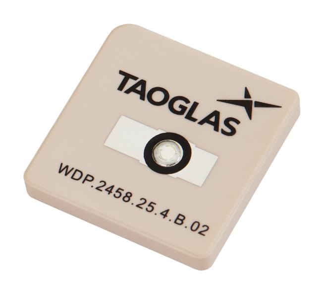 WDP.2458.25.4.B.02 RF ANTENNA, PATCH, 5.85GHZ, ADHESIVE/PIN TAOGLAS