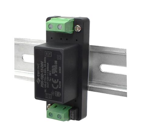 PSK-10D-12-DIN POWER SUPPLY, AC-DC, 12V, 0.416A CUI