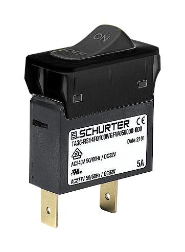3-128-212 THERMAL CKT BREAKER, 1P, 16A/240V, PANEL SCHURTER