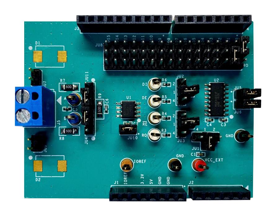 MAX33071ESHLD# EVAL KIT, HALF DUPLEX RS-485 TRANSCEIVER MAXIM INTEGRATED / ANALOG DEVICES