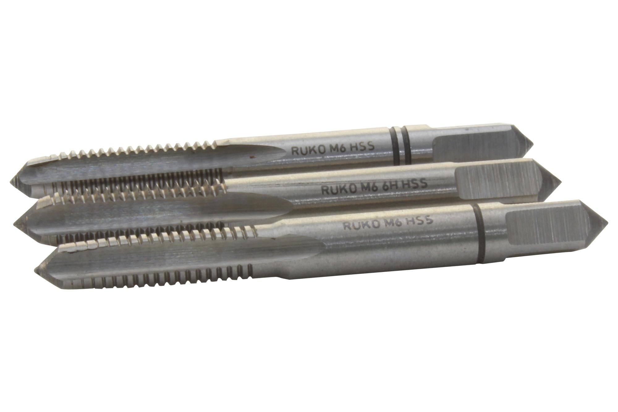 230060 TAP SET, M6X1MM, 3PC RUKO