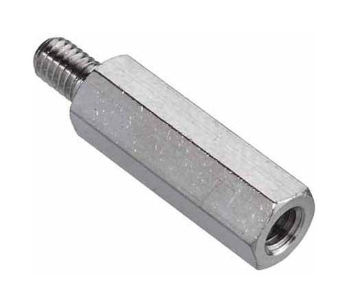 R6104-02 STANDOFF, BRASS, HEX M-F, M3, 15.24MM HARWIN