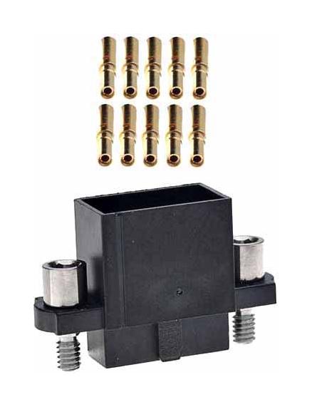 M80-4851005 CONNECTOR, RCPT, 10POS, 2ROW, CRIMP HARWIN