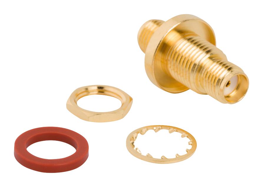 132170-10 RF ADAPTER, SMA JACK-JACK, 50 OHM AMPHENOL RF