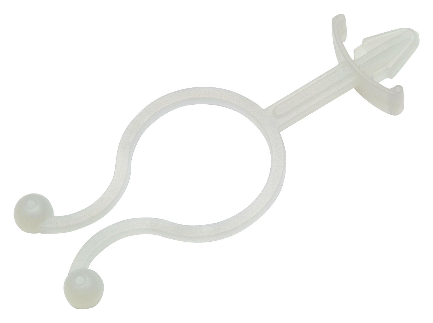 520407000 CABLE CLIP, NYLON 6.6, 63.5MM, NATURAL WURTH ELEKTRONIK