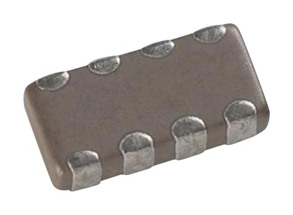 CA0508KRNPO9BN101 CAP ARRAY, 100PF, C0G/NP0, 50VDC, 0508 YAGEO