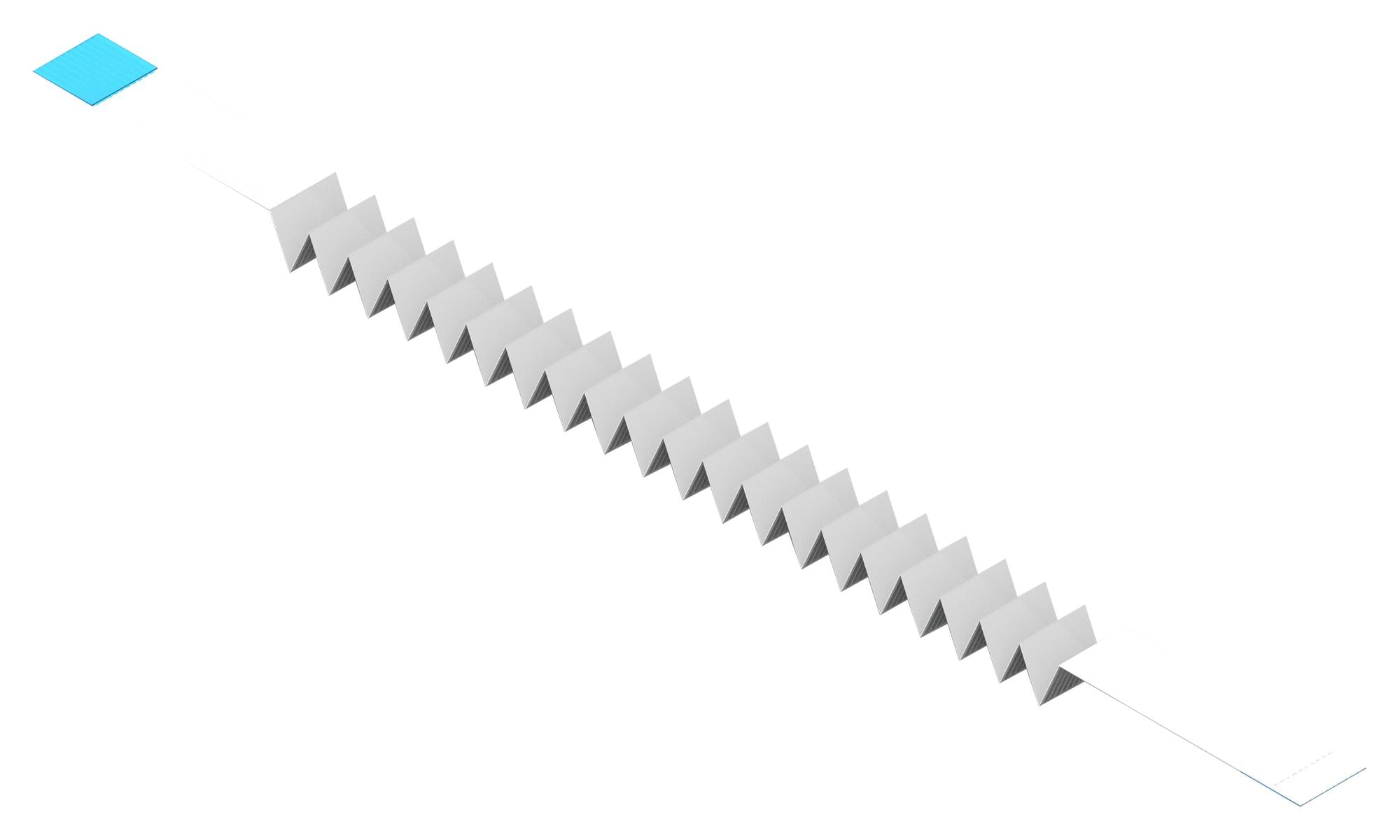 686716141001 CABLE ASSY, FFC-FFC, 16 CORE, 350MM WURTH ELEKTRONIK