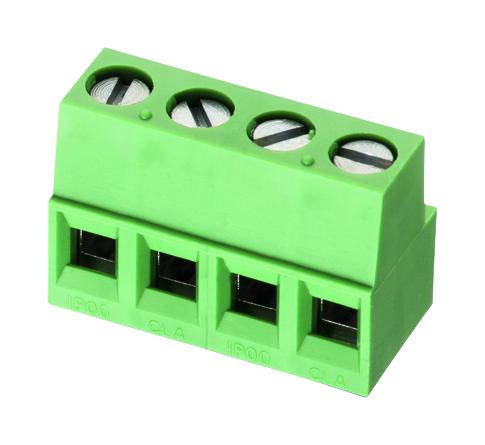 691241510004 TB, WIRE TO BRD, R/A, 4WAY, 14AWG WURTH ELEKTRONIK