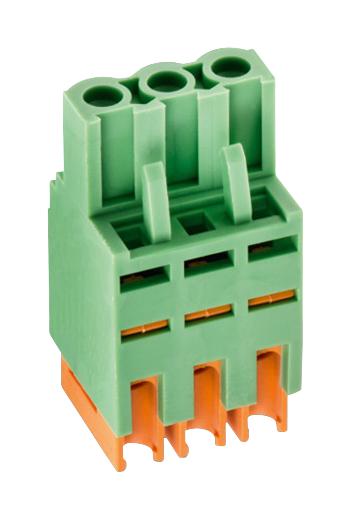 691358710003 TERMINAL BLOCK, PLUGGABLE, 3POS, 18AWG WURTH ELEKTRONIK