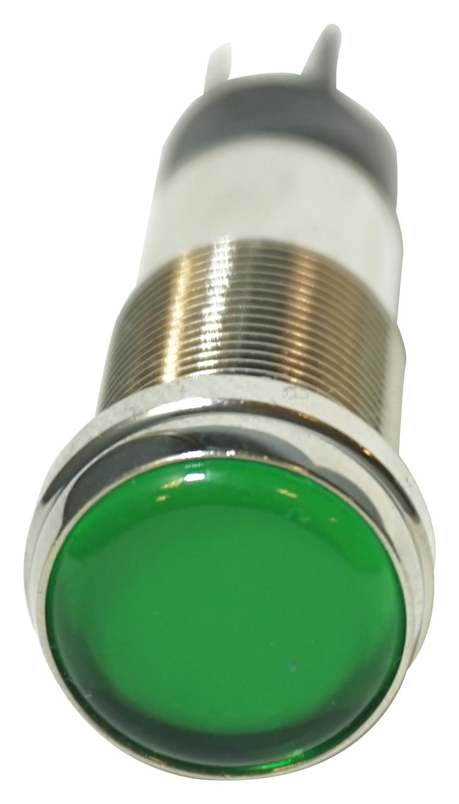656-1209-304F LED PANEL INDICATOR, GREEN, 12.7MM, 230V DIALIGHT
