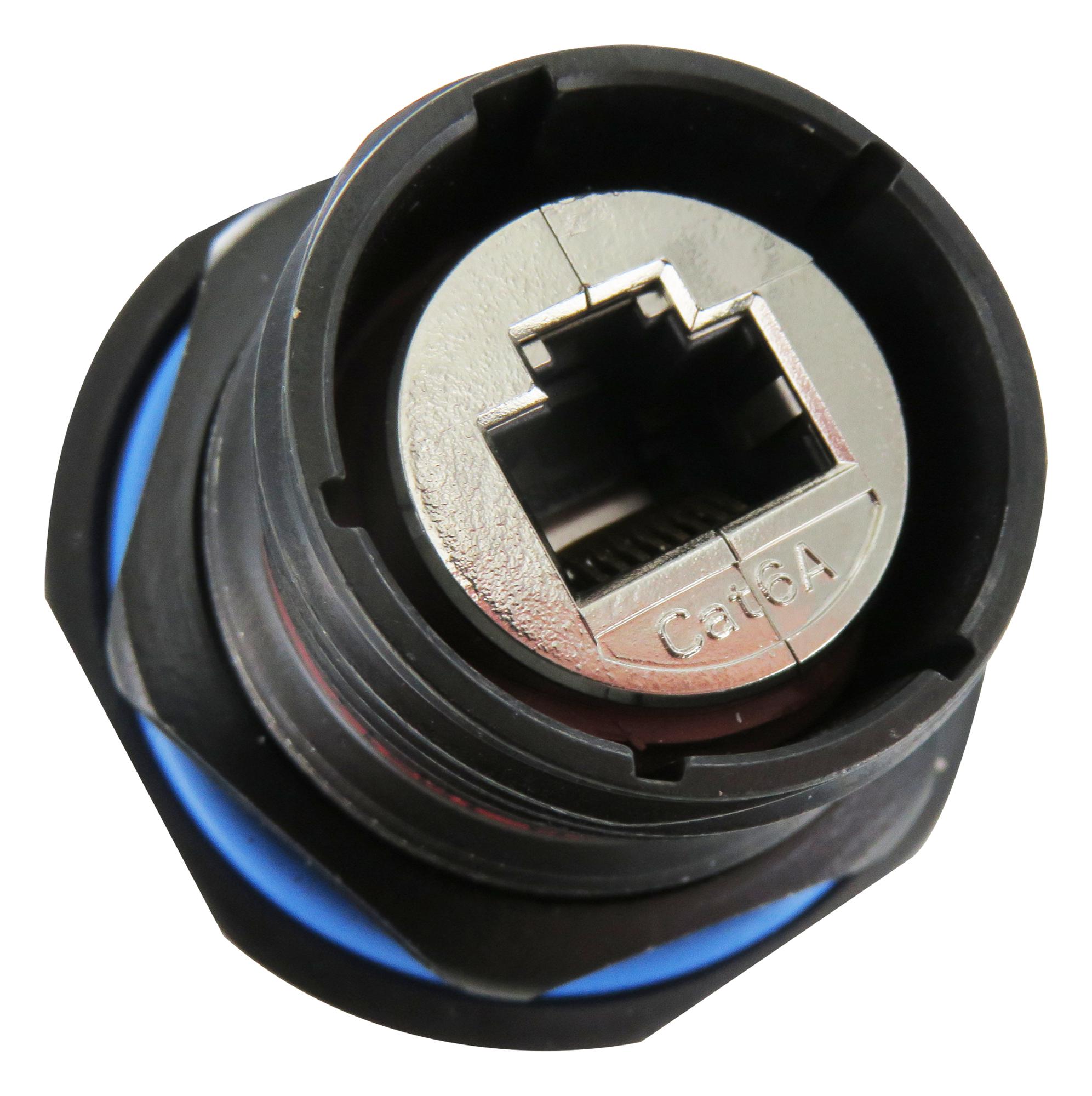 RJF6A7SA1B ADAPTOR, RJ45 8P JACK-JACK, CAT6A AMPHENOL SOCAPEX