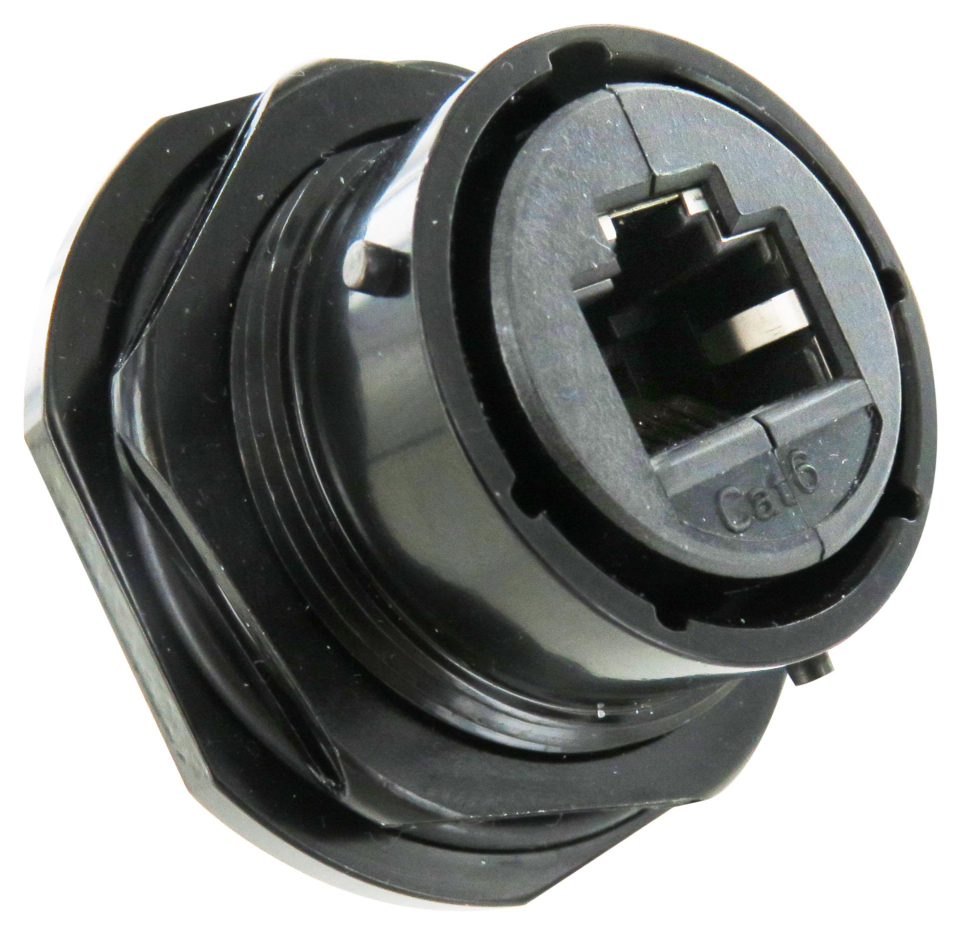 RJFTV6A7SA1N ADAPTOR, RJ45 8P JACK-JACK, CAT6A AMPHENOL SOCAPEX