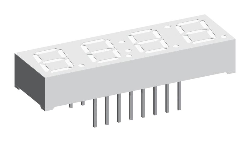 TDCG1060M LED 7-SEG DISPLAY, COM CATHOD, GRN, 4MCD VISHAY