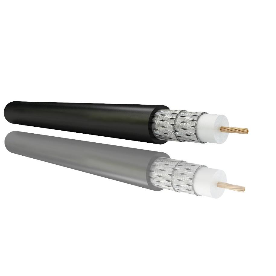 MP007905 COAXIAL CABLE, 75OHM, 100M, BLACK MULTICOMP PRO