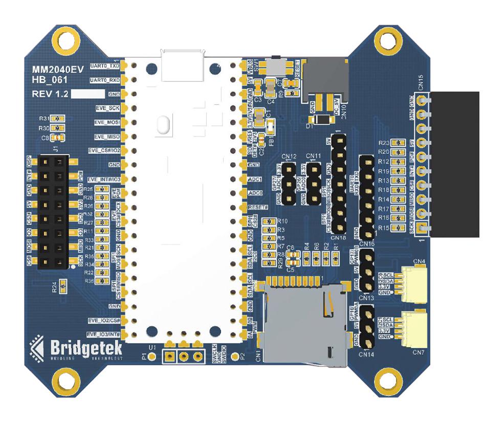 MM2040EV PICO ADAPTER BOARD, ARM, CORTEX-M0+ BRIDGETEK