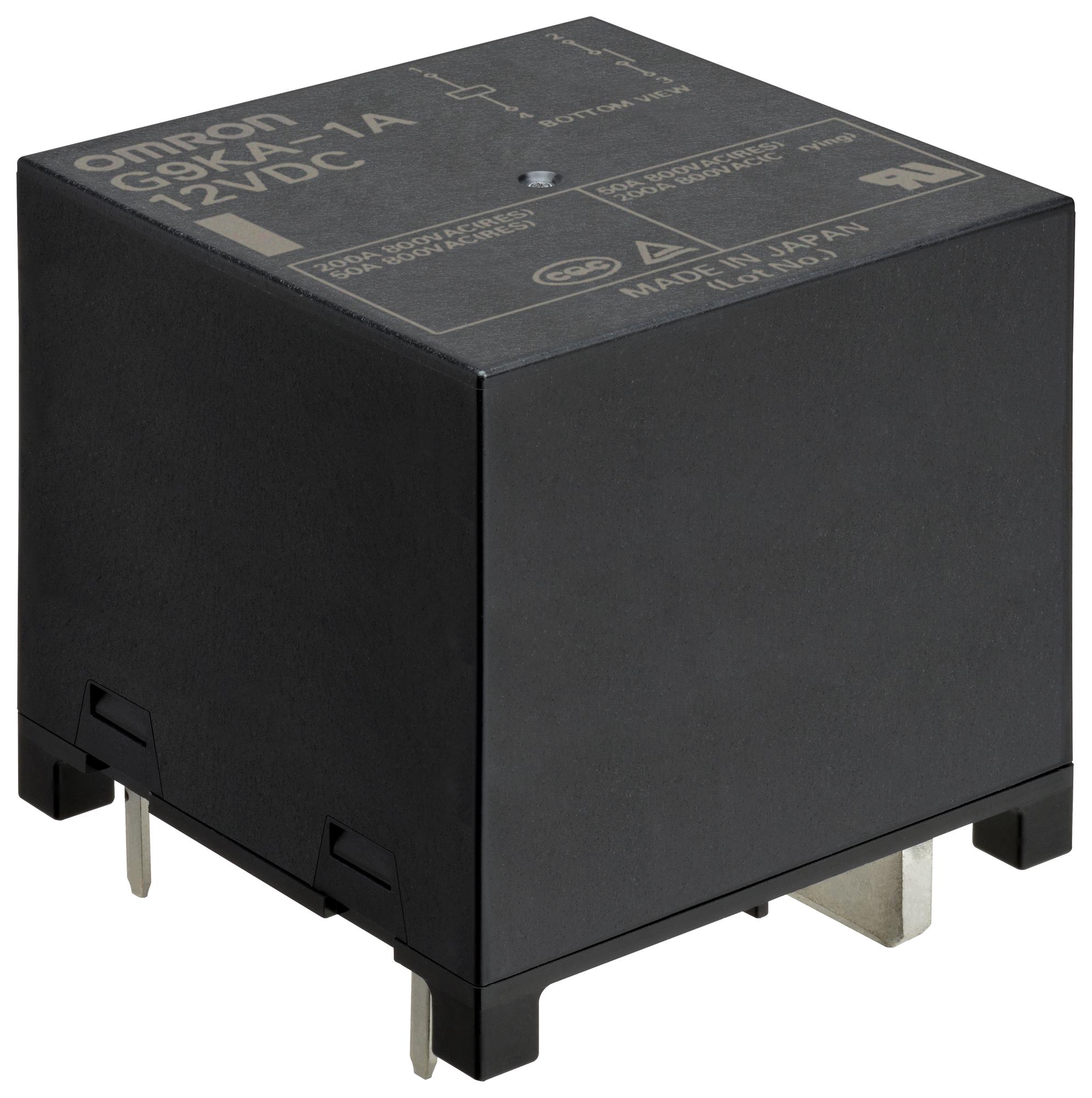 G9KA-1A  DC12 POWER RELAY, SPST, 12VDC, 200A, THT OMRON
