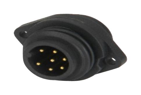 MP007694 CIRCULAR CONN, PLUG, 6+PE POS, PANEL MULTICOMP PRO