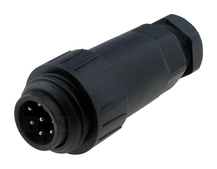 MP007703 CIRCULAR CONN, PLUG, 6+PE POS, CABLE MULTICOMP PRO