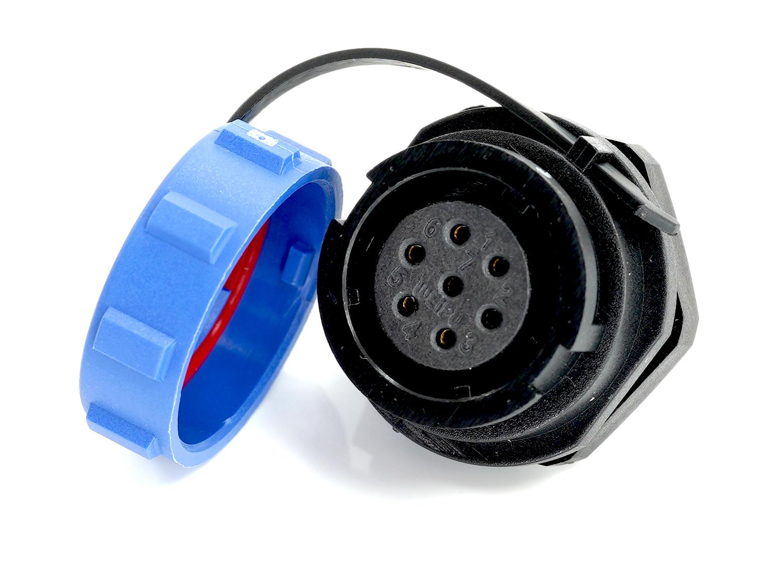 MP007660 CIRCULAR CONN, RCPT, 7POS, PANEL MULTICOMP PRO