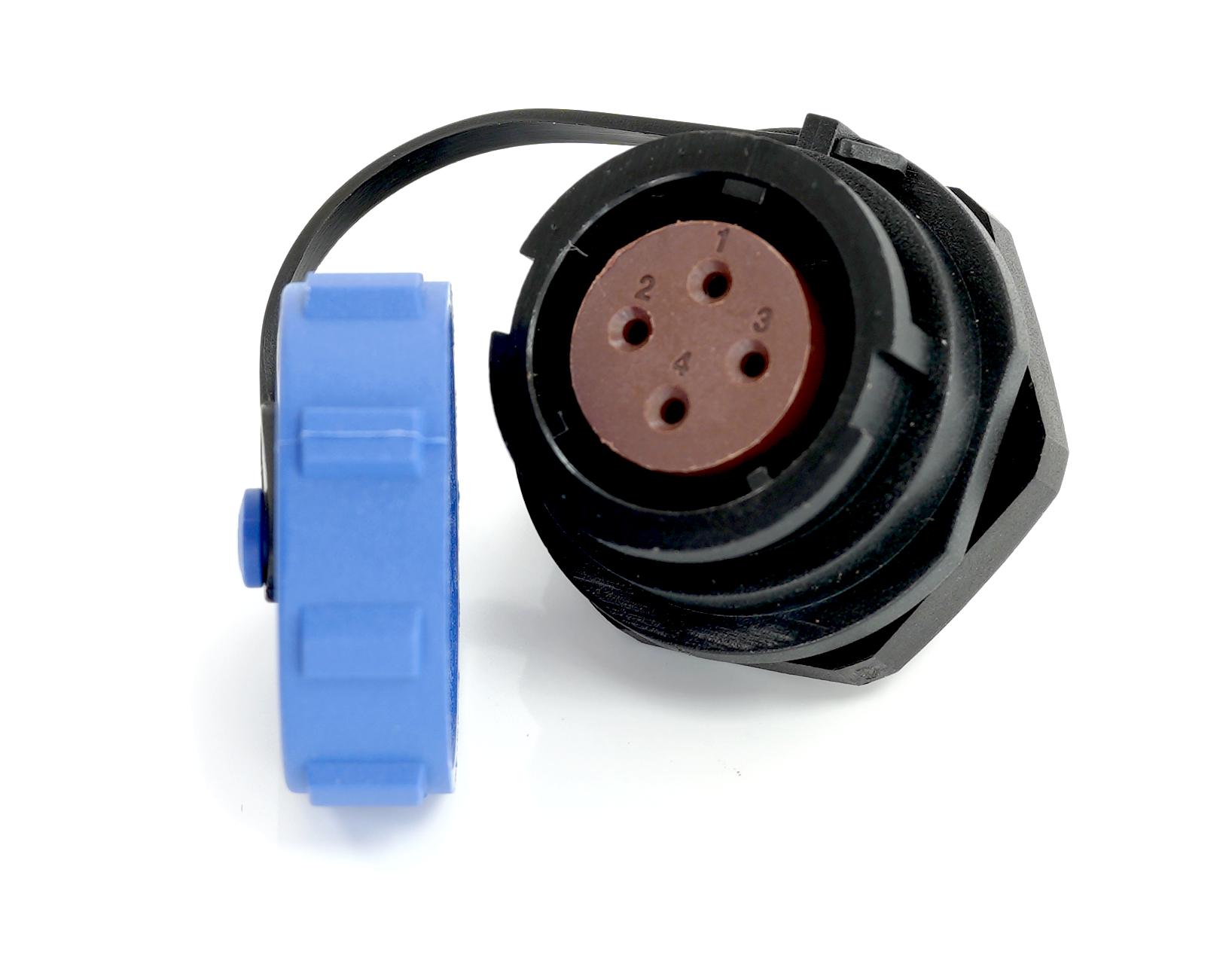 MP007677 CIRCULAR CONN, RCPT, 4POS, PANEL MULTICOMP PRO