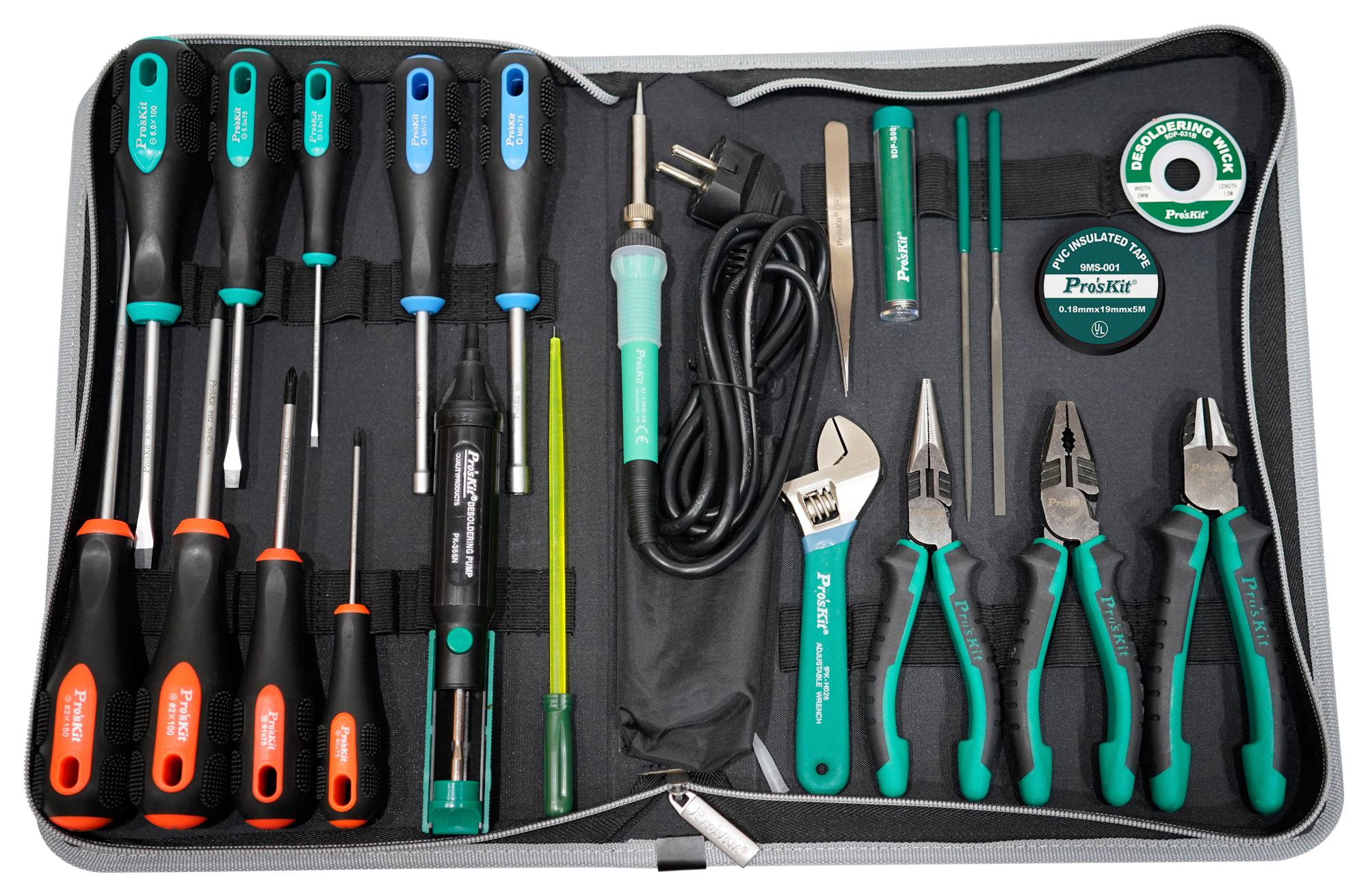 PK-813 UK ELECTRICAL APPIANCES REPAIR TOOL SET, UK PROSKIT INDUSTRIES