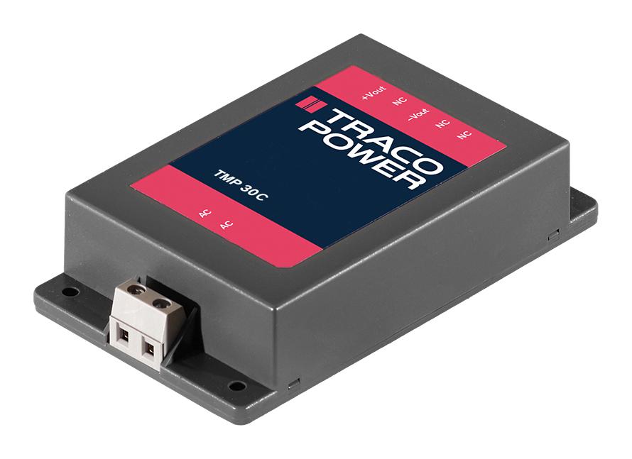 TMP 30317C POWER SUPPLY, AC-DC, 3 O/P, 30W TRACO POWER