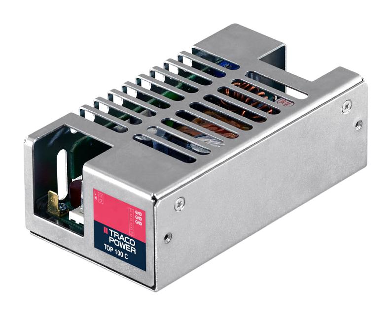 TOP 100-115C POWER SUPPLY, AC-DC, 15V, 6.7A TRACO POWER