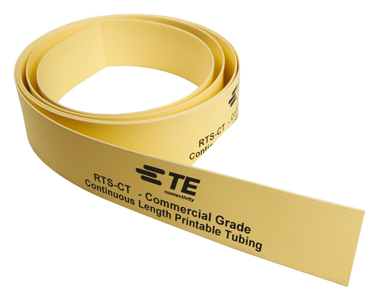 EL7600-000 HEAT-SHRINK TUBING, 3:1, 9.5MM, YELLOW TE CONNECTIVITY