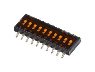 IKH0804000(00) DIP SWITCH, 8POS, 0.025A, 24VDC, SMD APEM