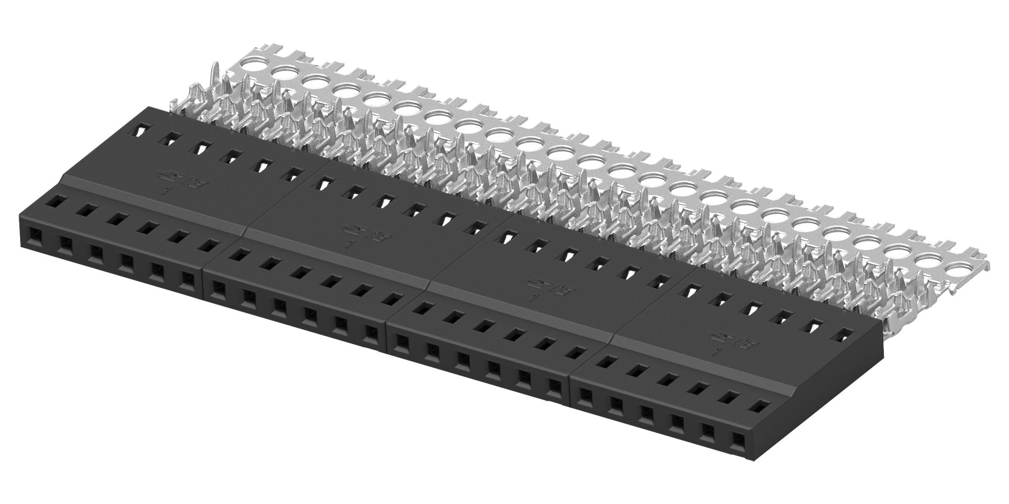 2317206-6 CONNECTOR, RCPT, 6POS, 1ROW, IDC TE CONNECTIVITY