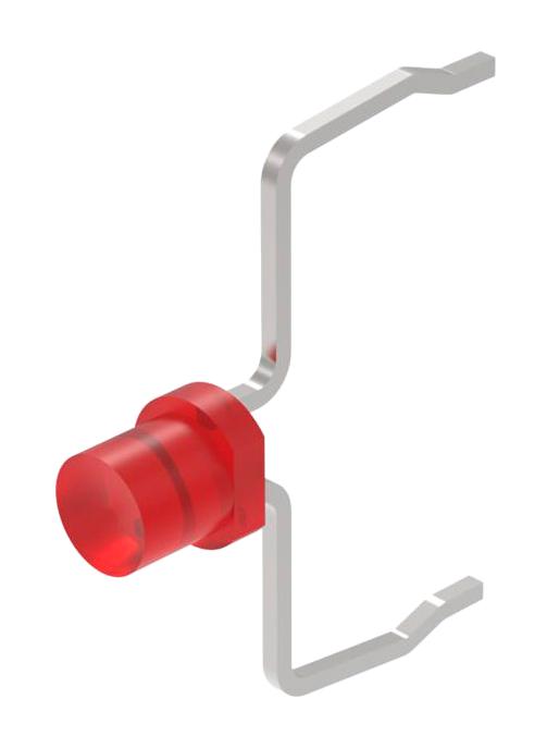 10-2601.3172S LED, RED, 2V, ROUND W/FLAT TOP, 160MCD EAO