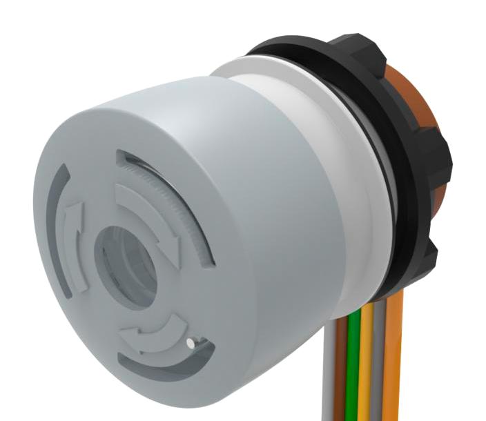 84-6841.2B40 E-STOP SW, DPST-NC, 1.5A, 240VAC, PANEL EAO