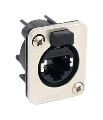 RJXS8FD5HB RJ45 CONNECTOR, R/A JACK, 1PORT, PANEL AMPHENOL SINE/TUCHEL