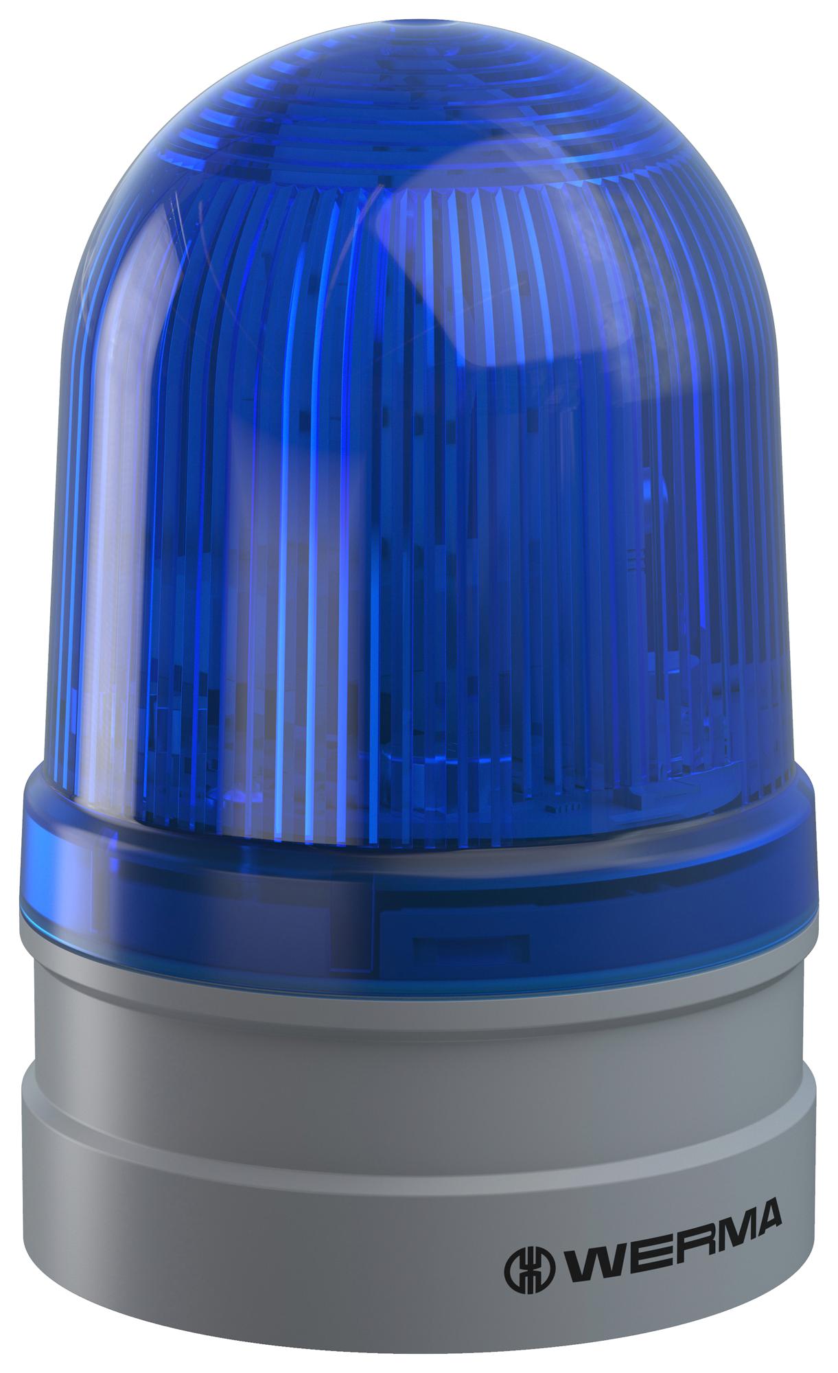 26151060 BEACON, TWINLIGHT, BLUE, 230VAC, PUSH-IN WERMA