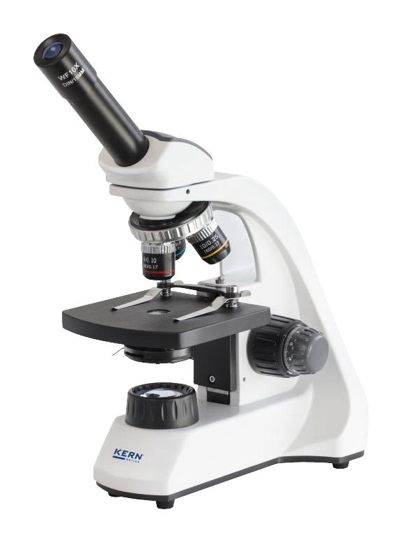 OBT 103 MICROSCOPE, MONOCULAR, 4X/10X/40X KERN