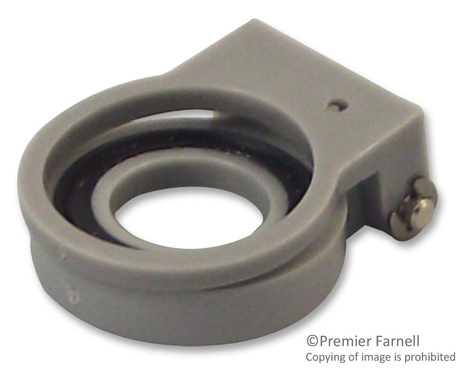 BRR.1S.200.PZVG SPRING LOADED DUST CAP, GRAY, RECEPTACLE LEMO