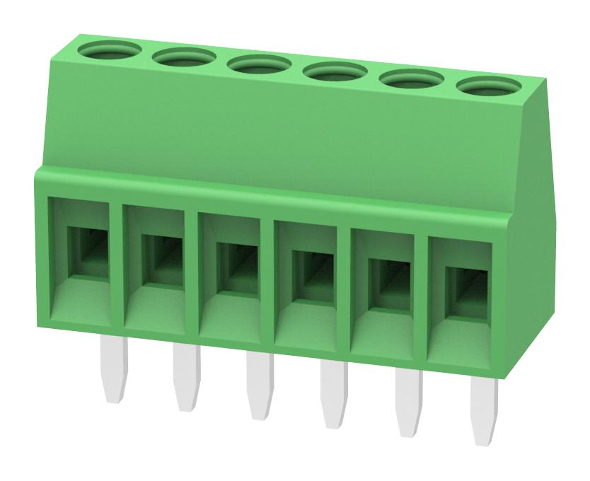 MP008516 TB, WIRE TO BRD, R/A, 6WAY, 18AWG MULTICOMP PRO