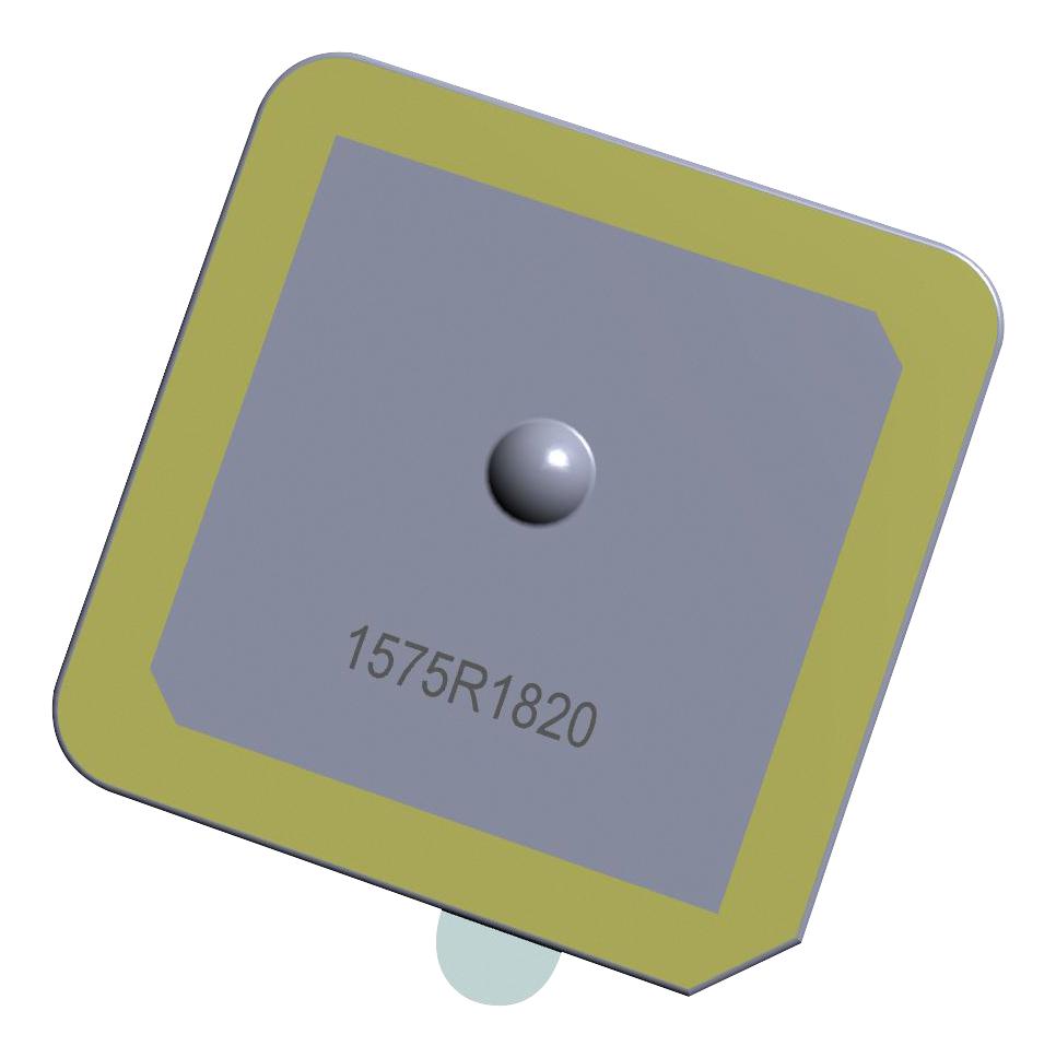 APAE1575R1820ABDC1-T ANTENNA, PATCH, 1.576443GHZ, 3.3DBI ABRACON