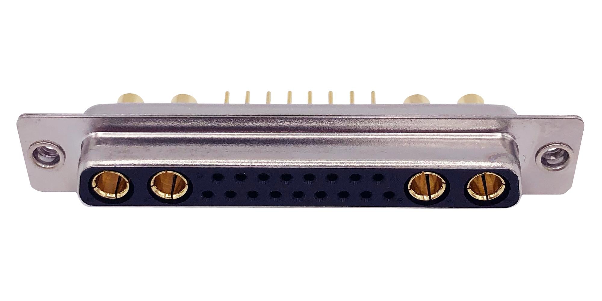 681M21WA4SL101 COMBO D-SUB CONN, RCPT, DC-21WA4, TH NORCOMP