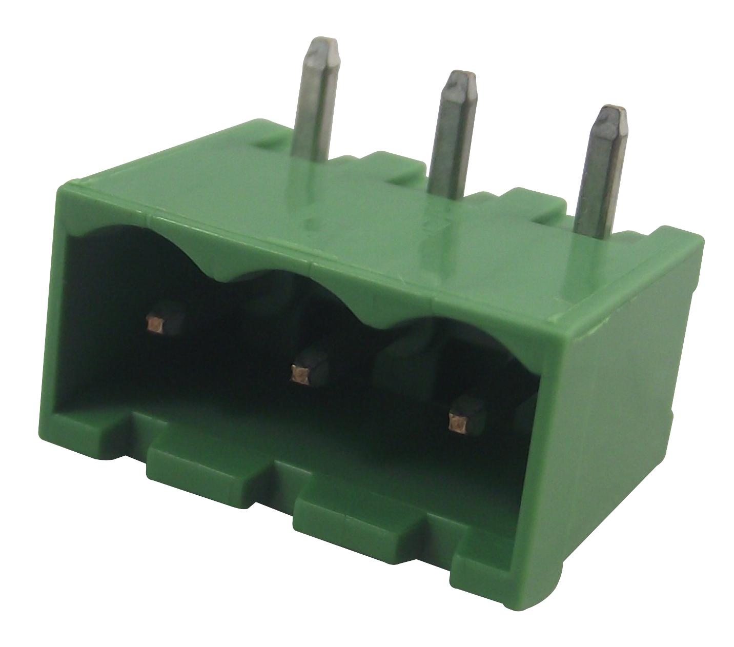 CTB9350/3A HEADER, RIGHT ANGLE, 3WAY CAMDENBOSS