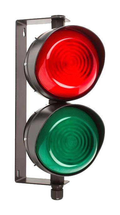 LED-TL-01-02-04 TRAFFIC LIGHT, RED/GREEN, CONTI, 20V MOFLASH SIGNALLING