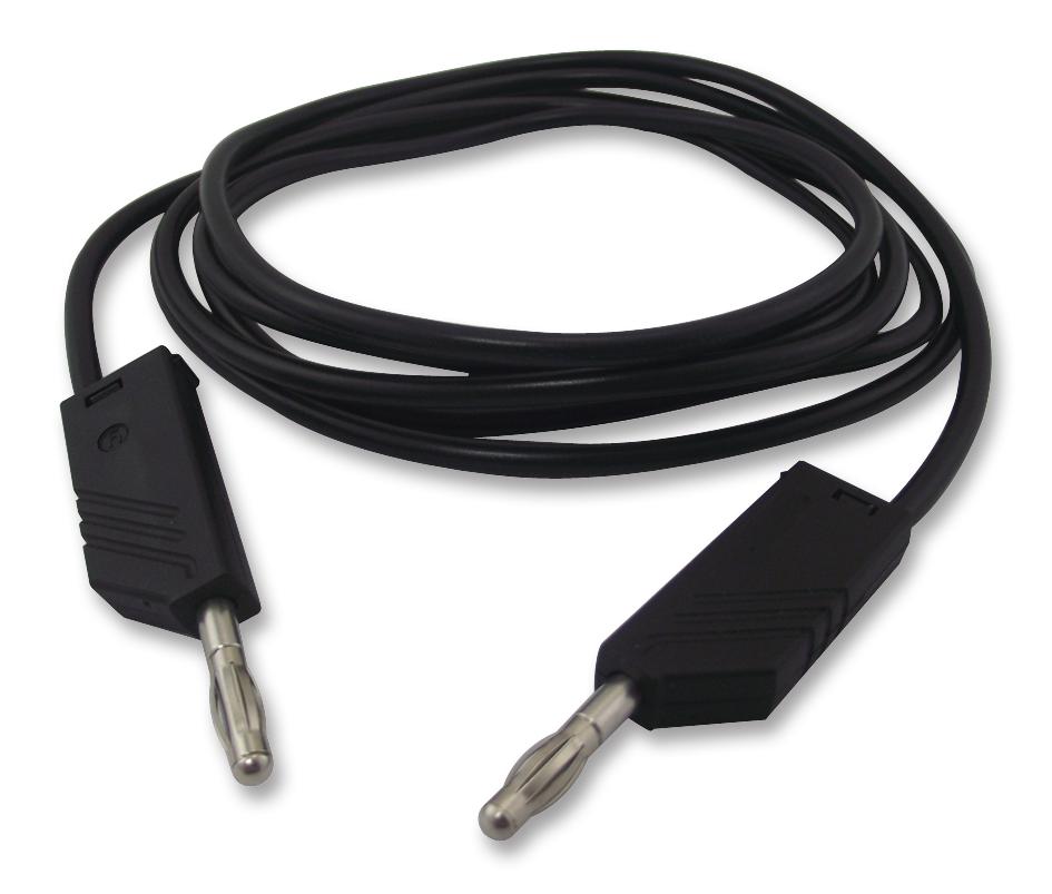934066100 TEST LEAD, BLK, 2M, 60V, 32A HIRSCHMANN TEST AND MEASUREMENT