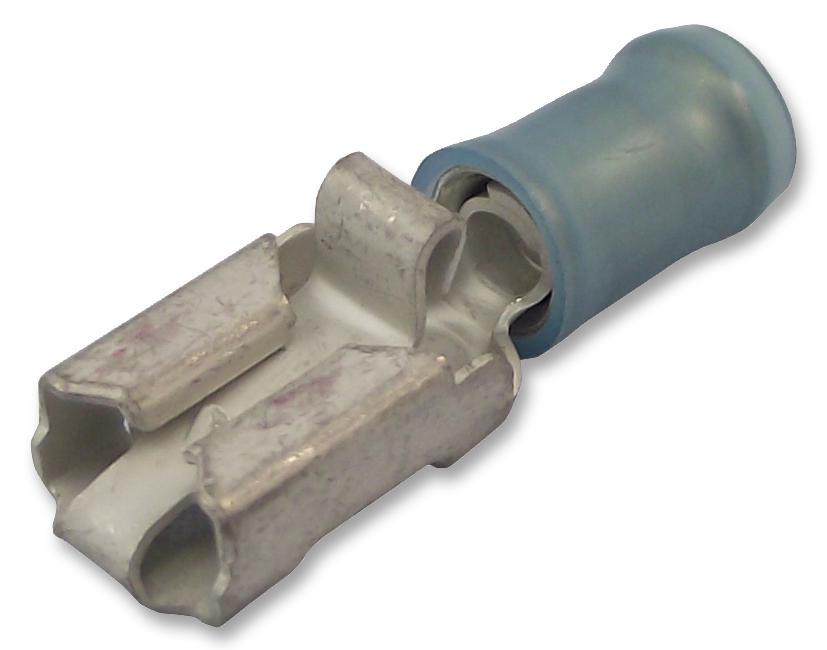 0-0165536-1 TERMINAL, CRIMP, FASTON, 16-14AWG, BLUE AMP - TE CONNECTIVITY