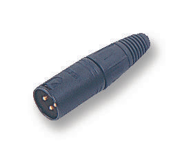 NC6MXB PLUG, XLR, FREE, BLACK, 6POLE NEUTRIK