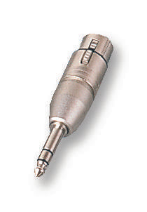 NA3FP ADAPTOR, XLR RCPT TO STEREO PLUG NEUTRIK