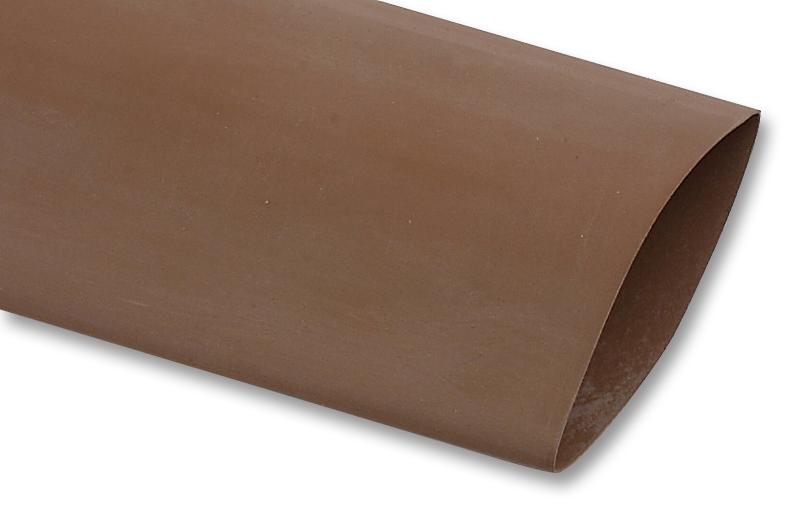 PP002791 HEAT-SHRINK TUBING, 2:1, BROWN, 50MM PRO POWER