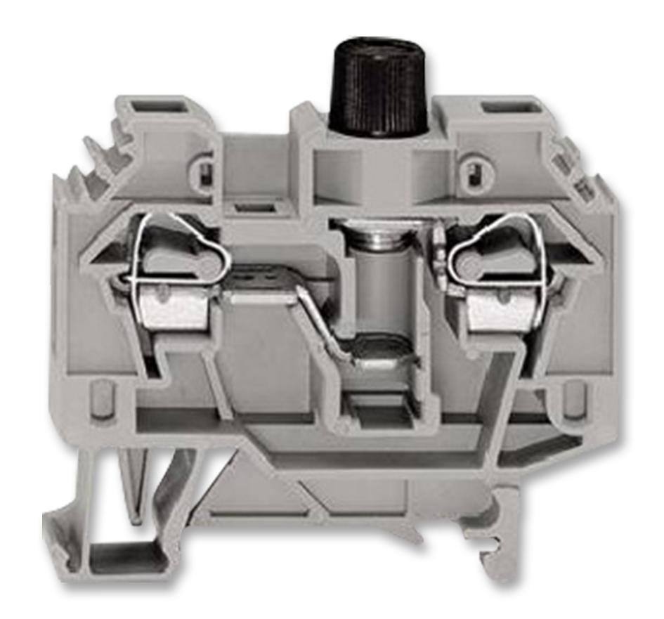 282-122 TERMINAL BLOCK, FUSED, 2POS, 10AWG WAGO