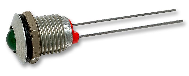 DX1093/GN LED INDICATOR, 5MM, GREEN BULGIN LIMITED